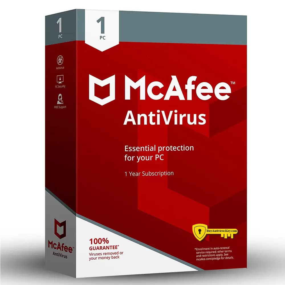 McAfee AntiVirus box